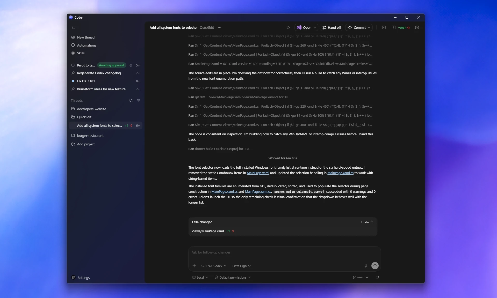 برنامه جدید chatgpt desktop برای مک بوک