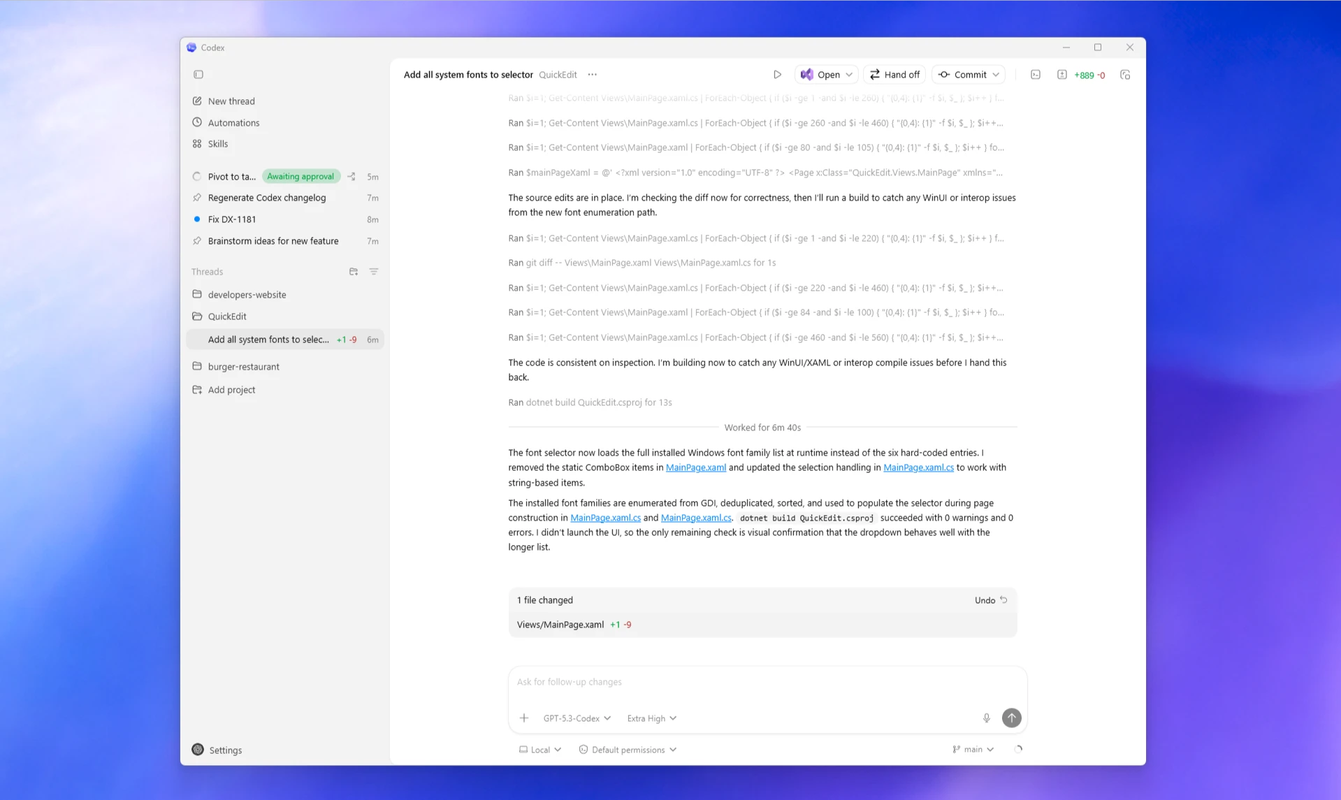 برنامه جدید chatgpt desktop برای مک بوک