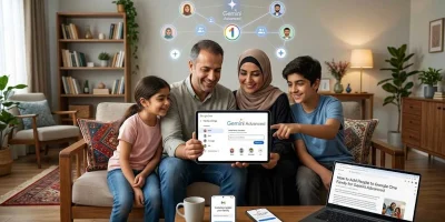 آموزش جامع و گام‌به‌گام اضافه کردن افراد به فمیلی جمنای (Gemini Advanced)